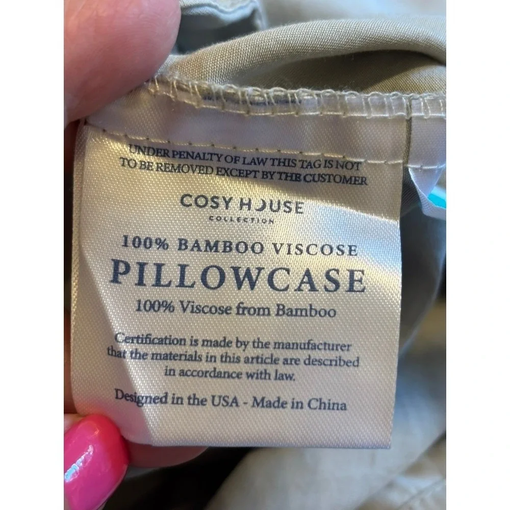Cosy House Collection Bed Sheet Set Queen Size Gray 100% Bamboo Viscose 4pc Soft